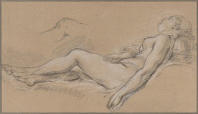 Nymphe allongée - François Boucher