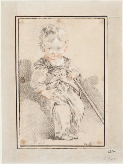 Garçon assis - François Boucher