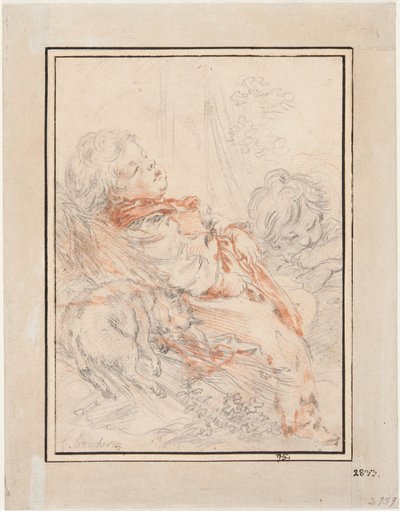 Enfant endormi - François Boucher