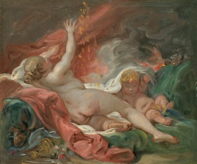 Étude pour Danaé et la pluie d