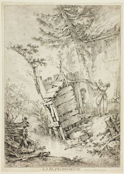 La Blanchisseuse - François Boucher