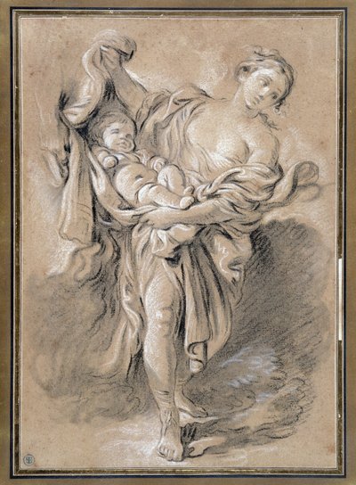 Femme avec enfant - François Boucher