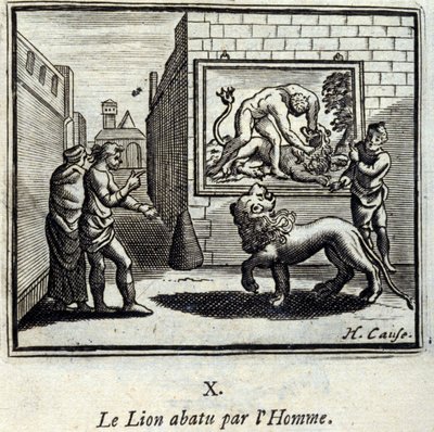 Le lion abattu par l