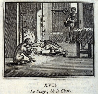 Le Singe et le Chat - Francois Chauveau