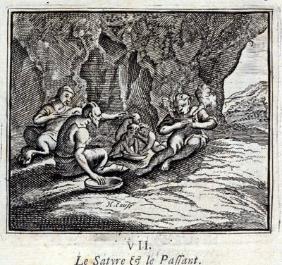 Le satyre et le passant - Francois Chauveau