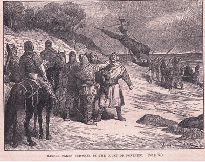 Harold fait prisonnier par le Comte de Ponthieu en 1063 - Francois Edouard Zier