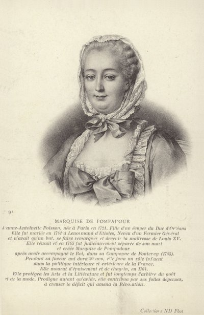 Marquise de Pompadour - Francois Hubert Drouais