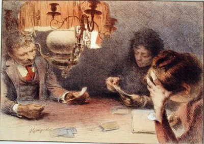 Partie de cartes, de 