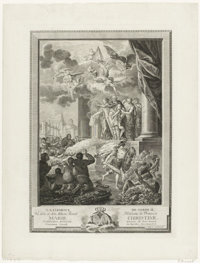 La clémence de Joseph II, gravée par Mathias de Sallieth - Francois Joseph Pfeiffer