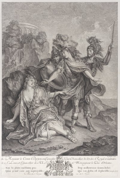 Rinaldo abandonnant Armida - Francois Joullain