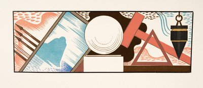 Illustration graphique de Prométhée Enchaîné par Eschyle, pub. 1941 - Francois Louis Schmied