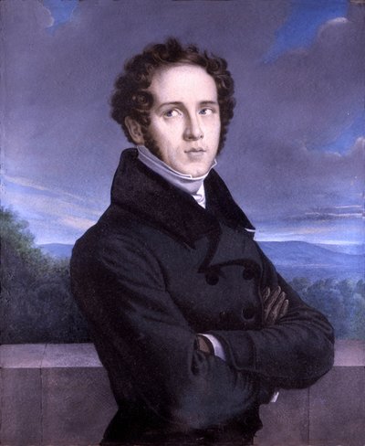 Portrait de Vincenzo Bellini (1801-1835) - Francois Millet