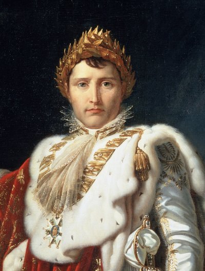Portrait en pied de Napoléon Ier en costume de couronnement (détail) - Baron François Pascal Simon Gérard