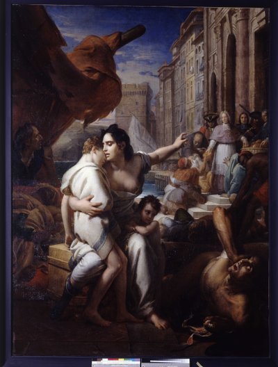 Monseigneur de Belsunce pendant la peste de Marseille - Baron François Pascal Simon Gérard
