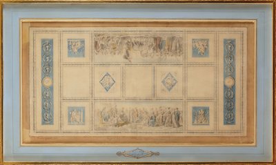 Étude pour le plafond peint de la bibliothèque du Conservatoire, 1812 - Francois Pascal Simon Gerard