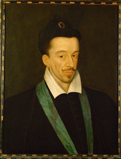 Henri III, roi de France, portant le ruban bleu de l