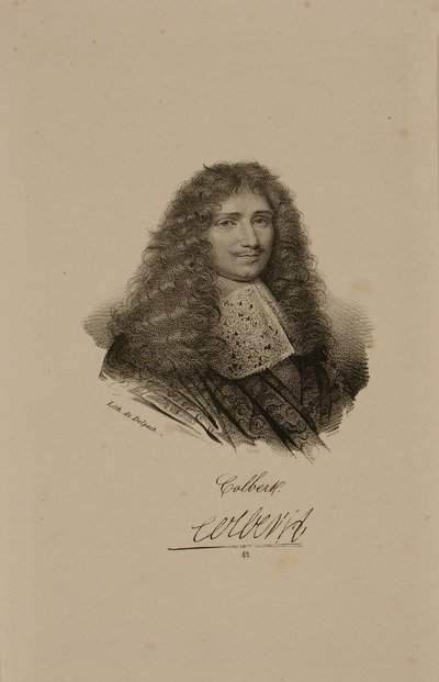 Portrait de Jean Baptiste Colbert (1619-83) - Francois Seraphin Delpech