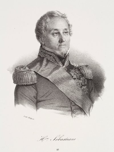 Portrait de Horace Sébastiani - Francois Seraphin Delpech