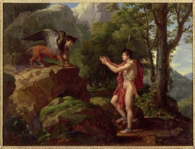 Œdipe et le Sphinx, c.1806-08 - Francois Xavier Fabre