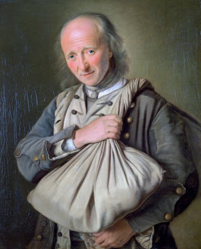 Un homme avec un double sac, vers 1725-1778 - Francoise Duparc
