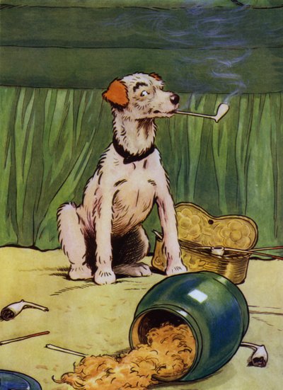 Illustration pour Old Mother Hubbard - Frank Adams