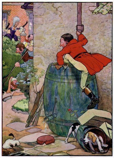 Trois joyeux chasseurs - Frank Adams