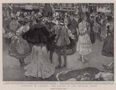 La Hongrie à Londres, le bazar dans les salles de Portman - Frank Craig