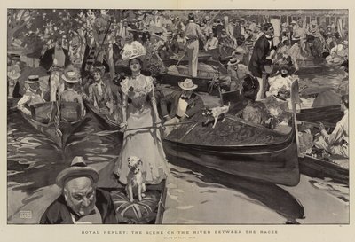 Henley Royal, la Scène sur la Rivière entre les Courses - Frank Craig