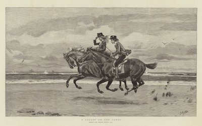 Un galop sur le sable - Frank Dadd