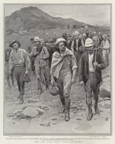 Comment les Boers traitent leurs prisonniers - Frank Dadd