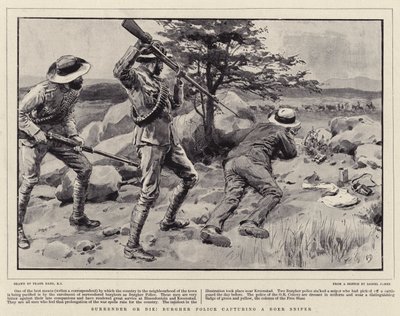 Rendez-vous ou mourrez! Police bourgeoise capturant un tireur boer - Frank Dadd