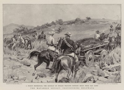 La révolte des Matabele, approvisionnement de Buluwayo - Frank Dadd