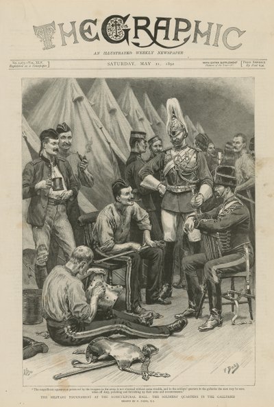 Le tournoi militaire au Hall agricole - Frank Dadd