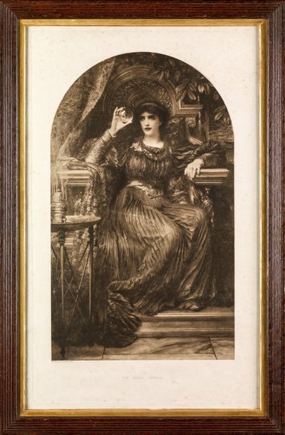 Le Cristal magique (photogravure) - Frank Dicksee