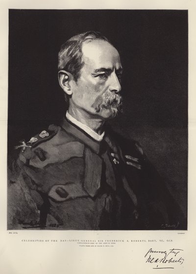 Célébrités du jour, Lieutenant-Général Sir Frederick S Roberts, Baronet, VC, GCB - Frank Holl