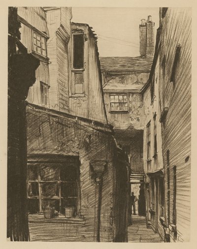 Le Vieux Cheval et le Palefrenier, derrière Holborn Above Bars, Londres - Frank Lewis Emanuel