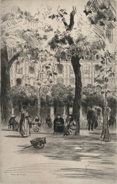 Place des Vosges, 1915 - Frank Milton Armington
