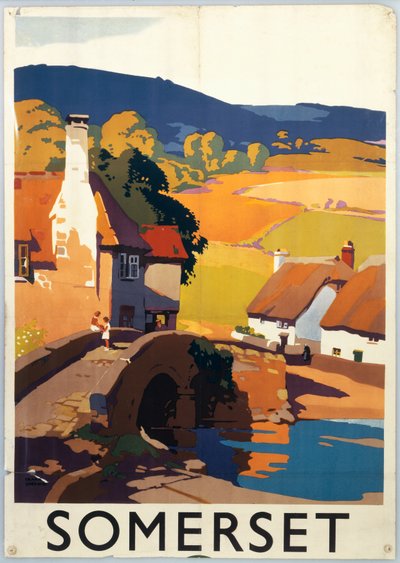 "Somerset", affiche GWR, vers 1930 (impression) - Frank Newbould