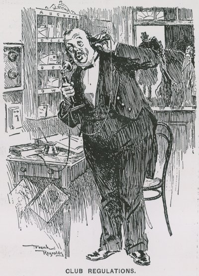 Règlement du club (gravure) - Frank Reynolds