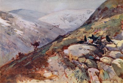 Près de Kielder (lithographie en couleur) - Frank Southgate