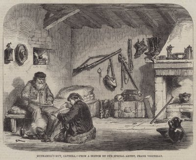 La Cabane de Guzmaroli, Caprera - Frank Vizetelly