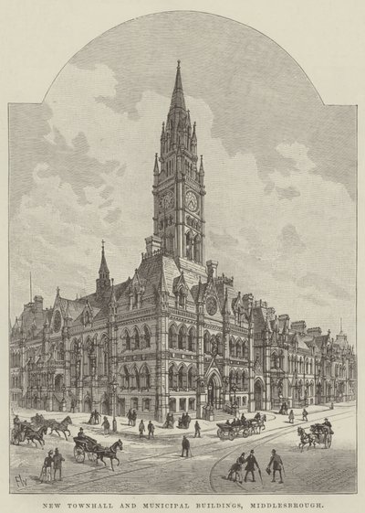 Nouvelle Mairie et Bâtiments Municipaux, Middlesbrough - Frank Watkins