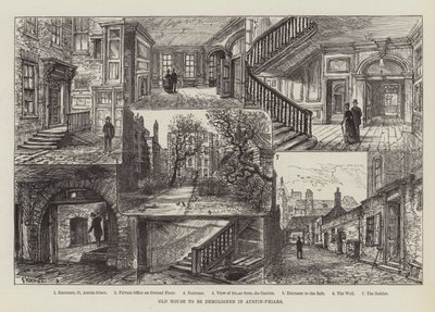 Vieille maison à démolir à Austin-Friars - Frank Watkins