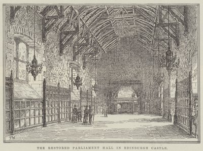La salle du Parlement restaurée au château d