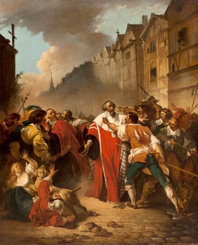 Le Président Taupe malmené par les insurgés, 1778-79 - François André Vincent
