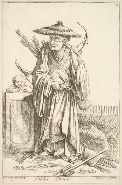 Soldat chinois, 1738-45 - François Boucher