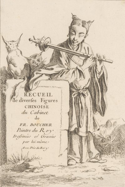 Collection de diverses figures chinoises, 1738-45 - François Boucher