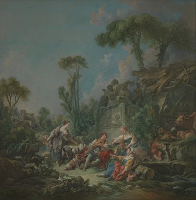 Idylle du berger, 1768 - François Boucher