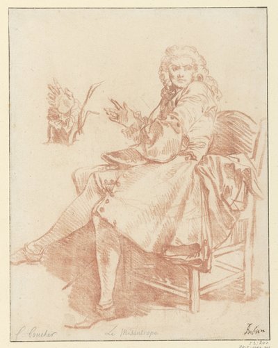 Étude pour Alceste, illustration de Le Misanthrope de l