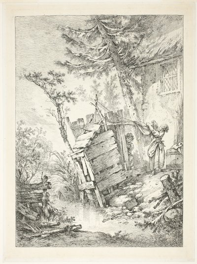 La blanchisseuse - François Boucher